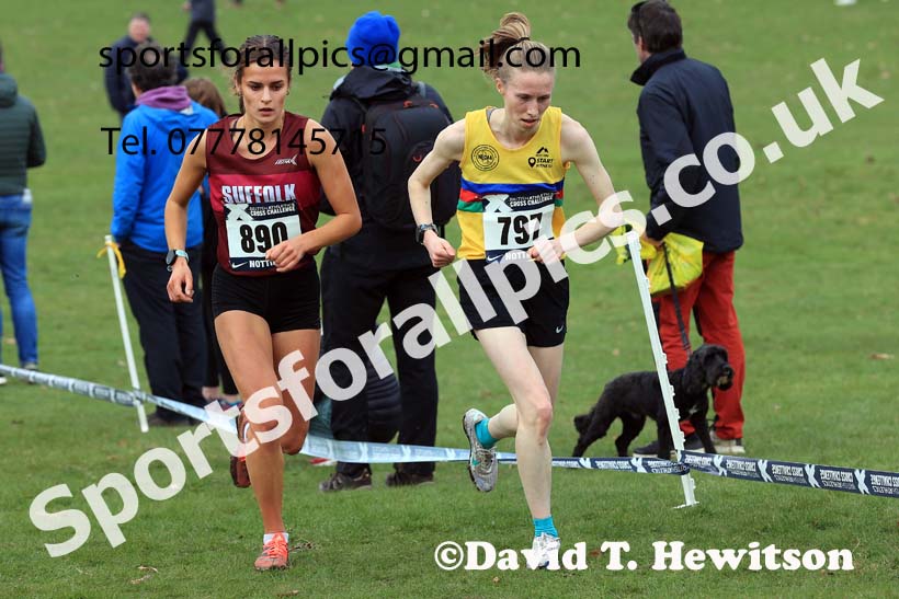 Senior Women, 2024 CAU Inter Counties Cross Country Champs., Wollaton Park, Nottingham. Photo: David T. Hewitson/Sports for All Pics